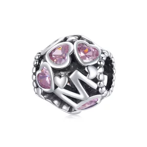 (afbeelding voor) Pandora Style Bolvormig hart Bedel - BSC421