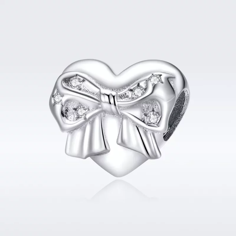 (afbeelding voor) Pandora Style Boog & Liefde Hart Bedel - BSC381 - Bekijken 5