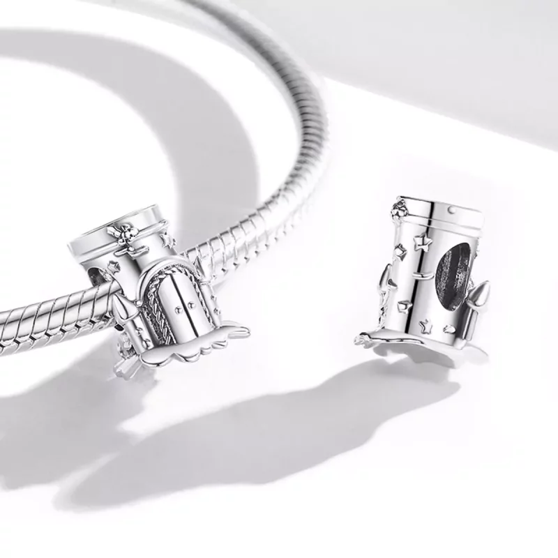 (afbeelding voor) Pandora Style Boskasteel Bedel - SCC1866 - Bekijken 4