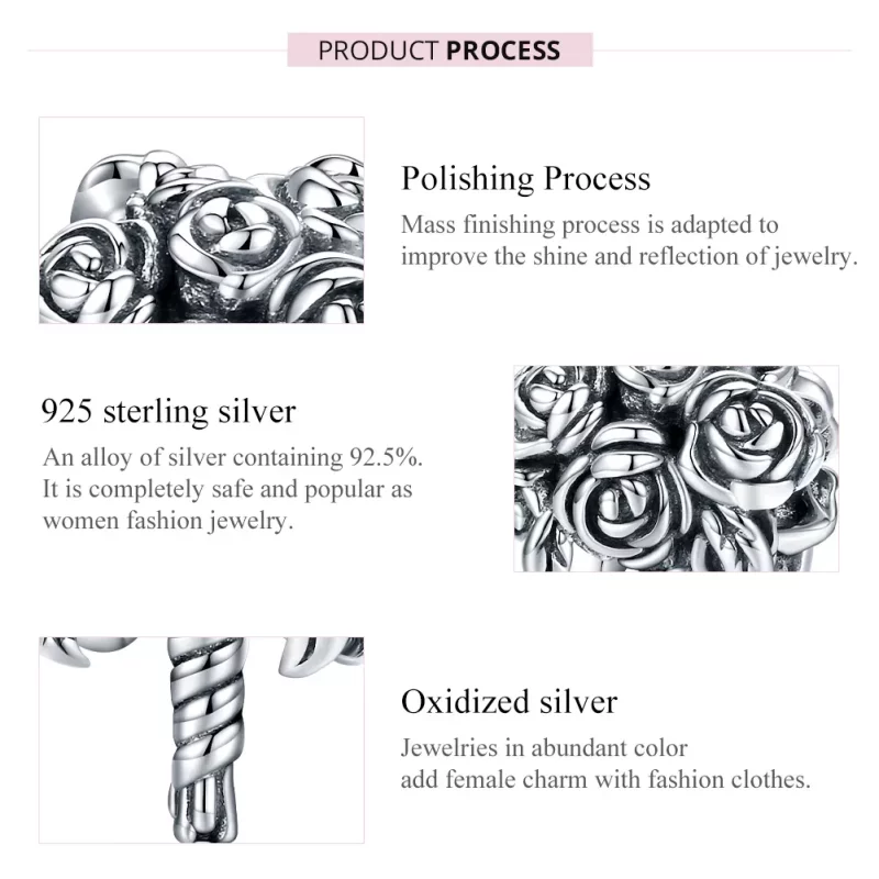 (afbeelding voor) Pandora Style Brdal Bouquet Bedel - SCC1566 - Bekijken 7