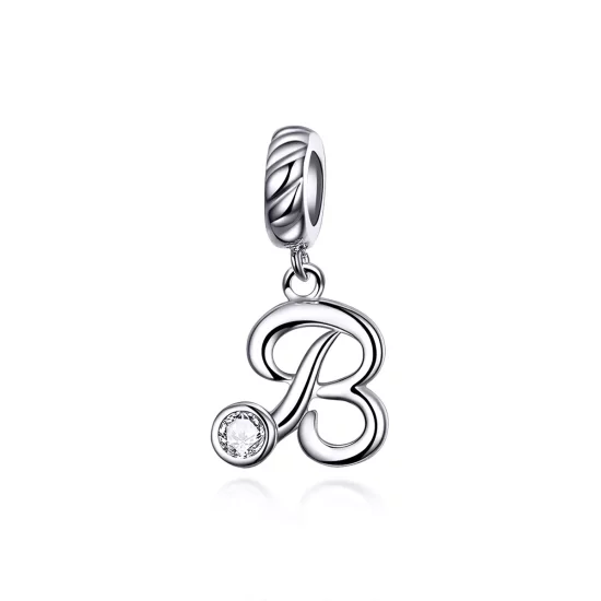 (afbeelding voor) Pandora Style Brief B Hangende Bedel - SCC1183-B