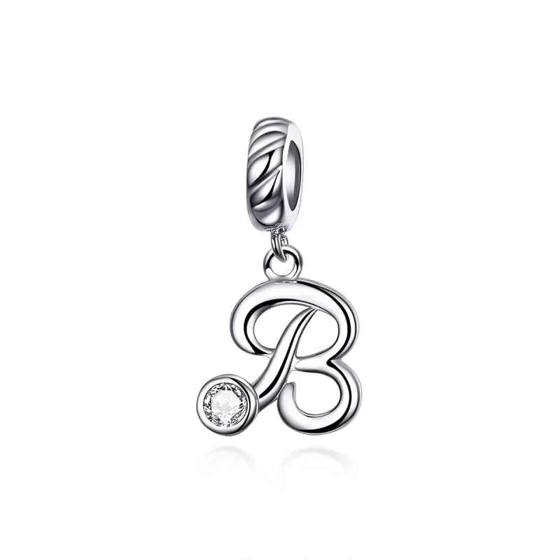 (afbeelding voor) Pandora Style Brief B Hangende Bedel - SCC1183-B