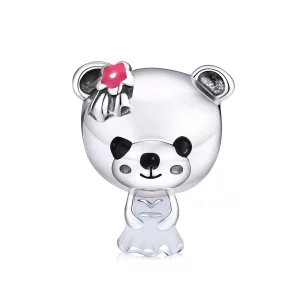(afbeelding voor) Pandora Style Bruid Beer Bedel - SCC1474