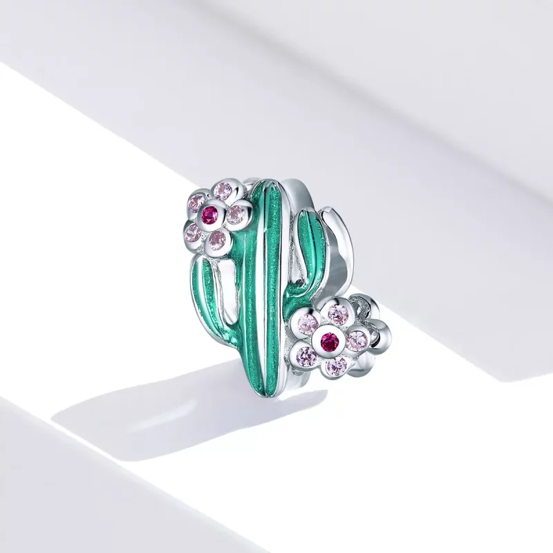 (afbeelding voor) Pandora Style Cactus Bedel - BSC261 - Bekijken 2