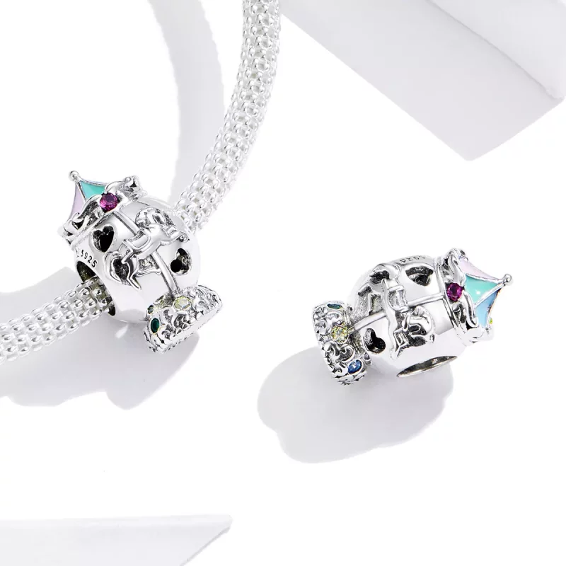 (afbeelding voor) Pandora Style Carrousel Bedel - SCC1499 - Bekijken 2