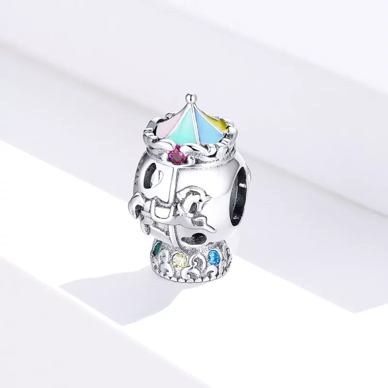 (afbeelding voor) Pandora Style Carrousel Bedel - SCC1499 - Bekijken 3