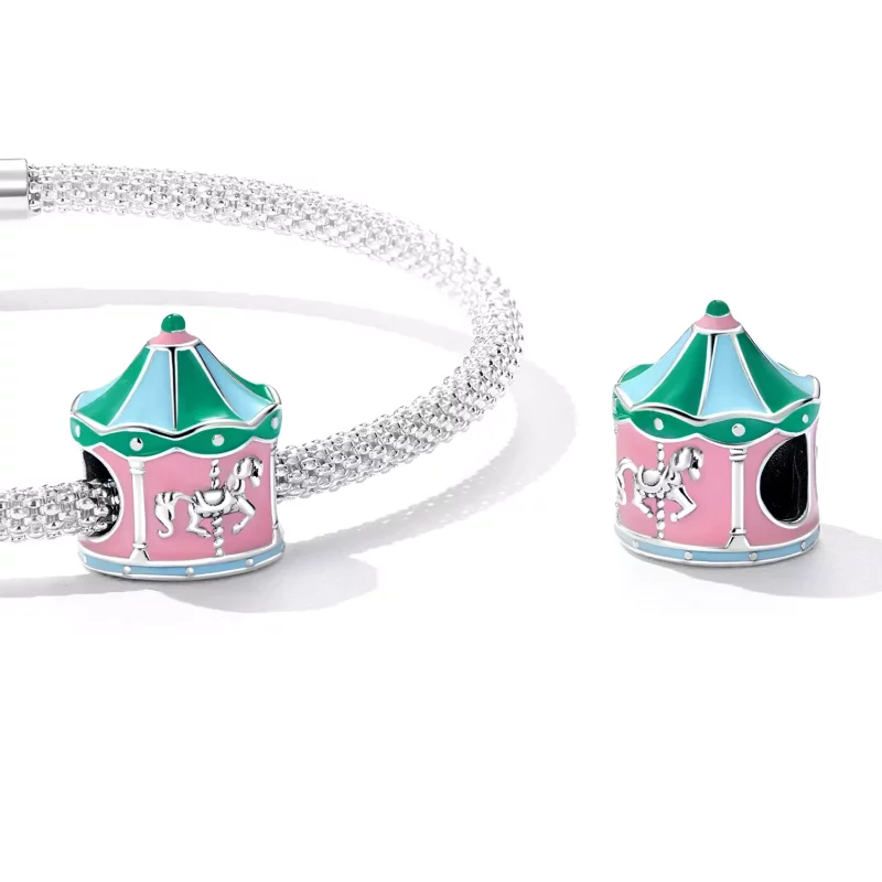 (afbeelding voor) Pandora Style Carrousel Bedel - SCC2233 - Bekijken 4