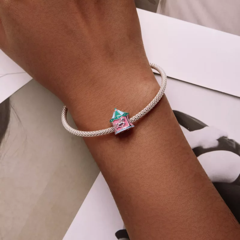 (afbeelding voor) Pandora Style Carrousel Bedel - SCC2233 - Bekijken 6