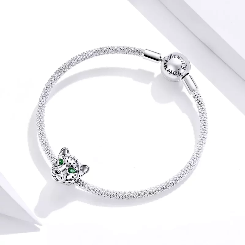 (afbeelding voor) Pandora Style Cheetah hoofd Bedel - SCC1675 - Bekijken 3