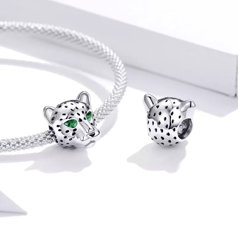 (afbeelding voor) Pandora Style Cheetah hoofd Bedel - SCC1675 - Bekijken 4