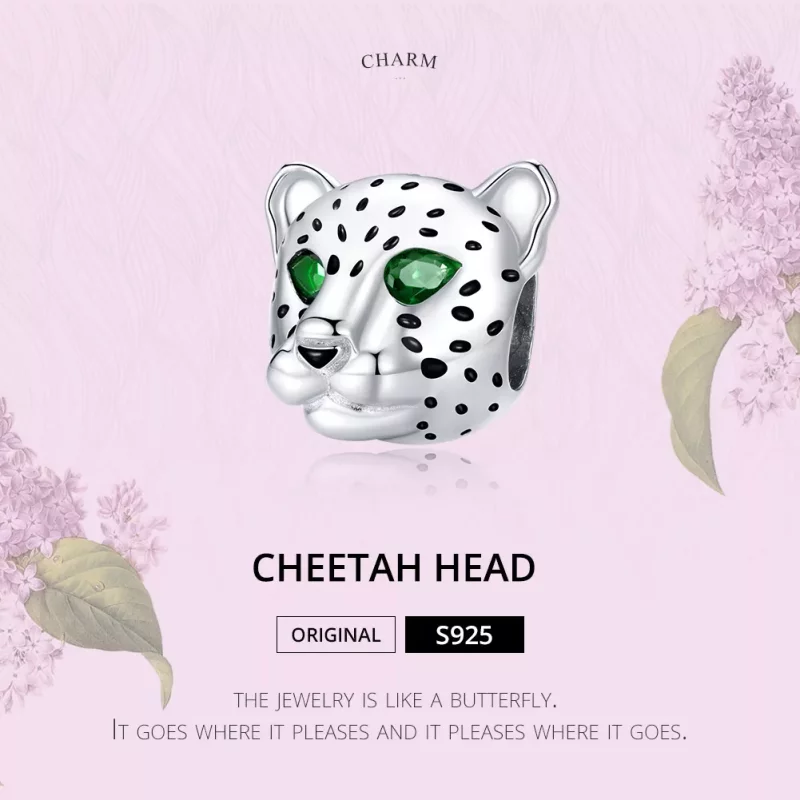 (afbeelding voor) Pandora Style Cheetah hoofd Bedel - SCC1675 - Bekijken 6