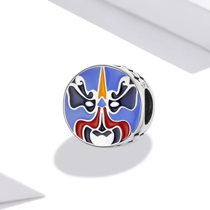 (afbeelding voor) Pandora Style Chinees Opera Masker Bedel - SCC2108 - Bekijken 2