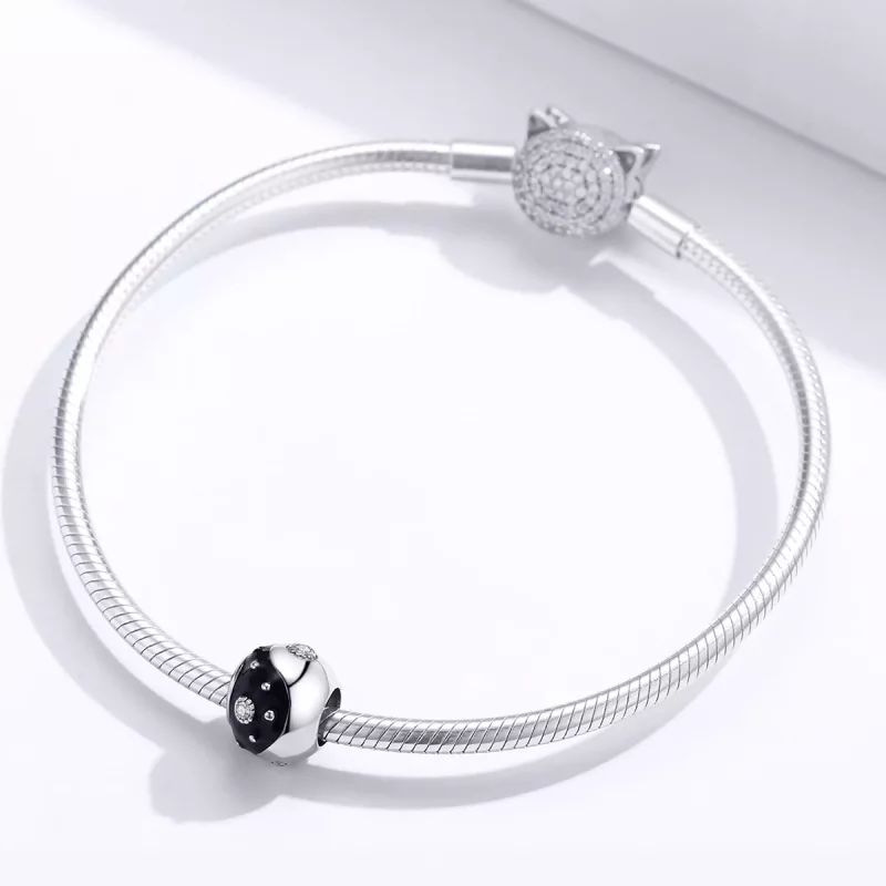 (afbeelding voor) Pandora Style Chinoiserie Yin Yang Bedel - BSC192 - Bekijken 3