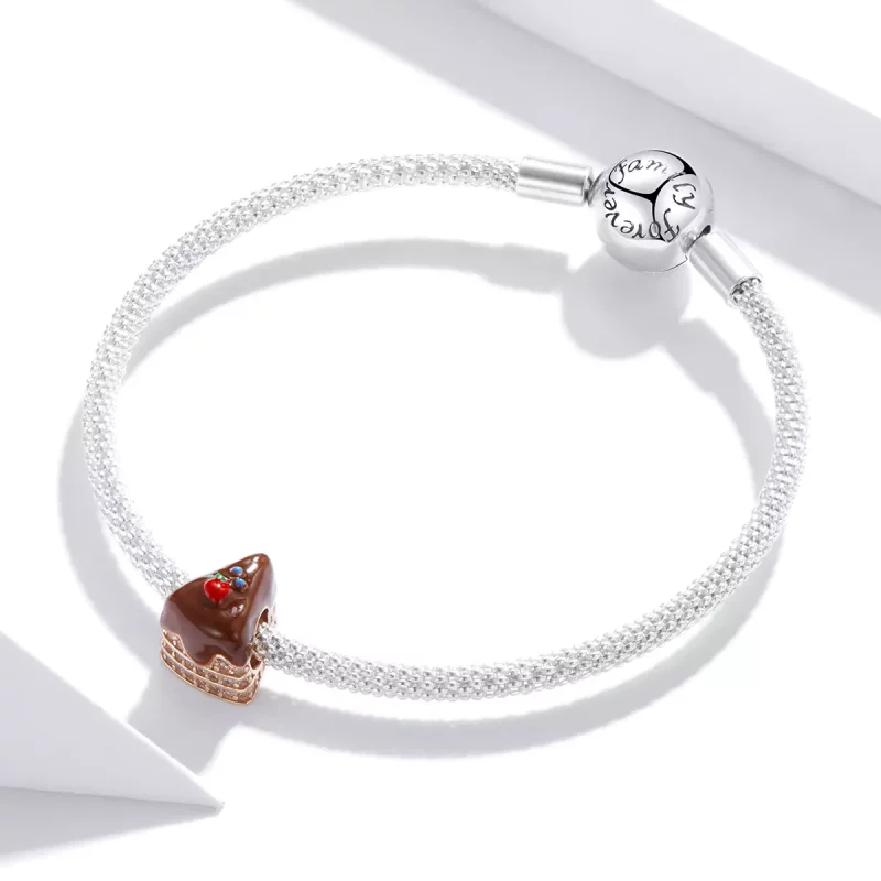 (afbeelding voor) Pandora Style Chocolade cake Bedel - BSC349 - Bekijken 3