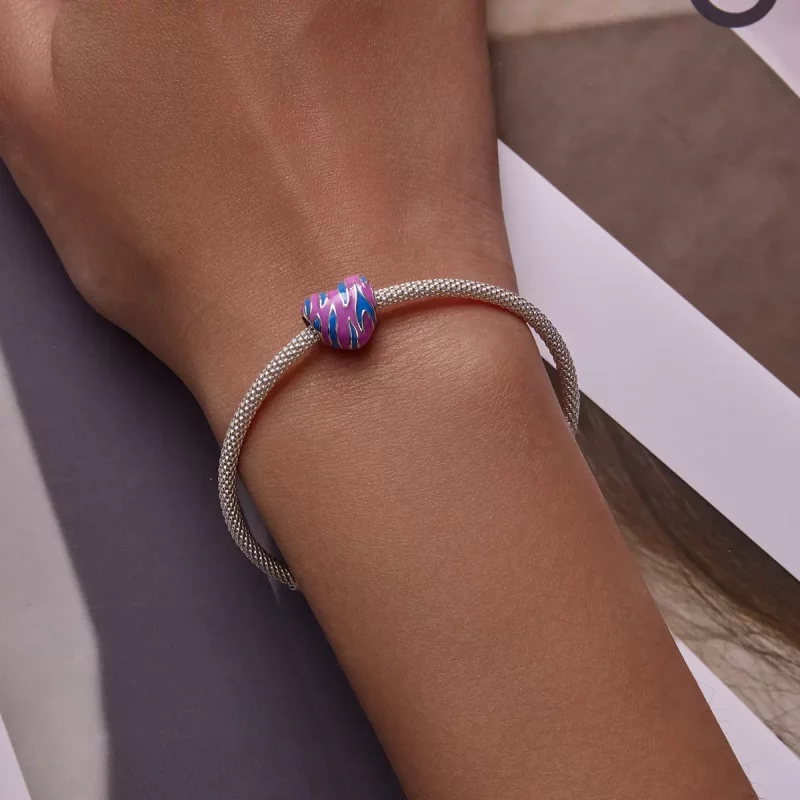 (afbeelding voor) Pandora Style Contrasterende kleurliefde Bedel - SCC2215 - Bekijken 6