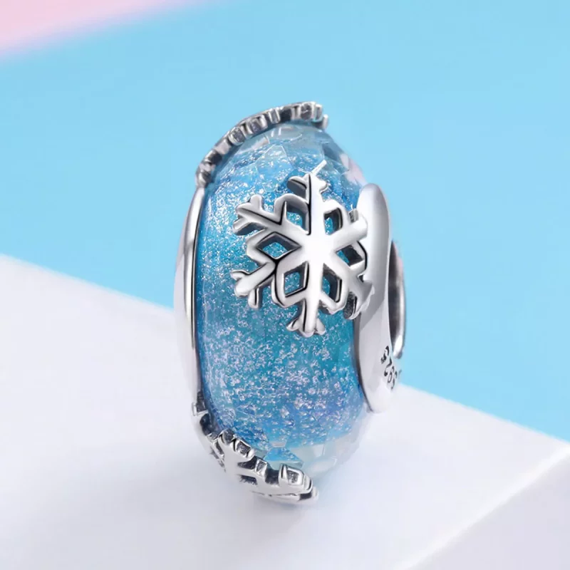 (afbeelding voor) Pandora Style De Bevroren Sneeuwvlokken van de winter Bedel - SCC862 - Bekijken 2