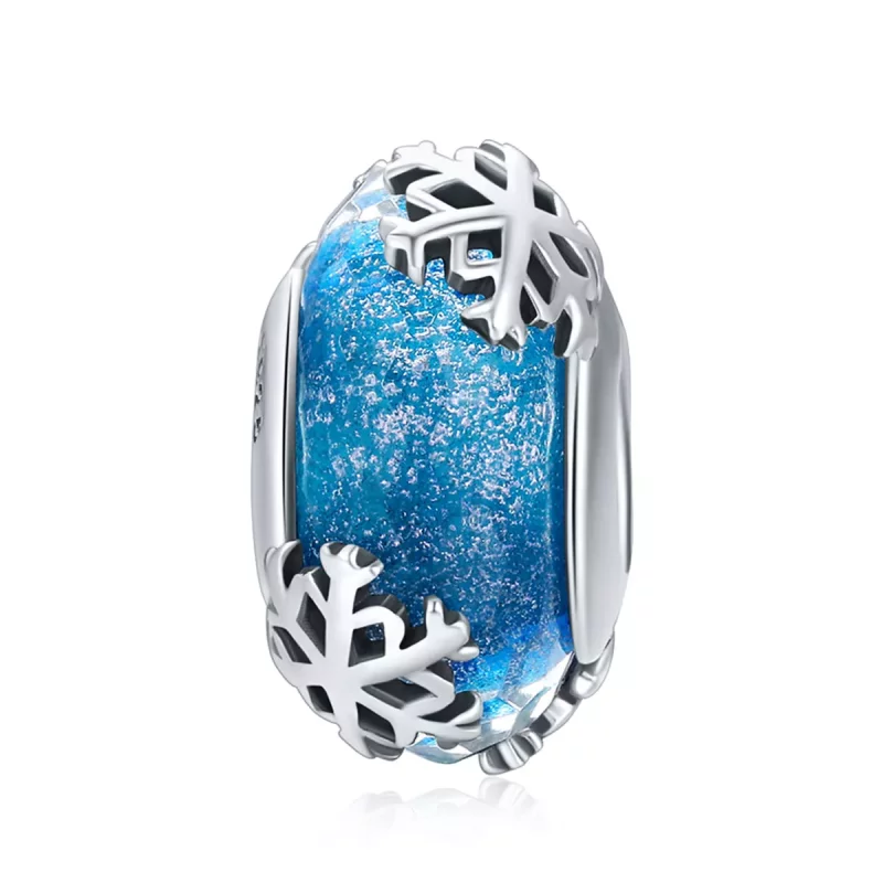 (afbeelding voor) Pandora Style De Bevroren Sneeuwvlokken van de winter Bedel - SCC862