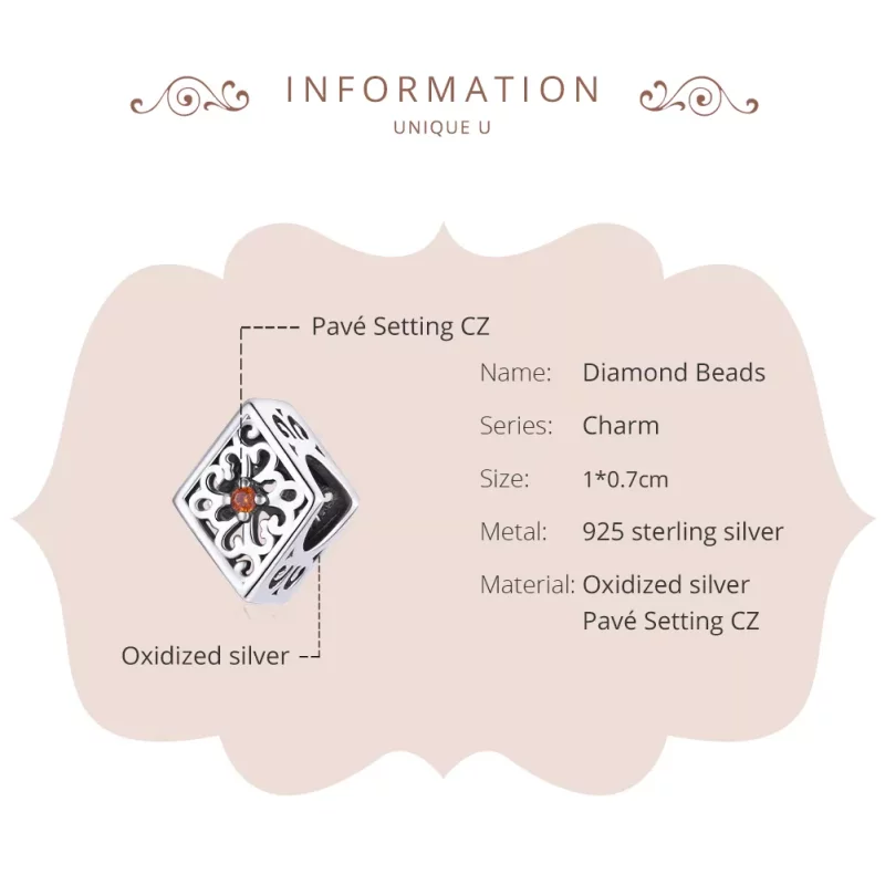 (afbeelding voor) Pandora Style Diamant Bedel - SCC1825 - Bekijken 6