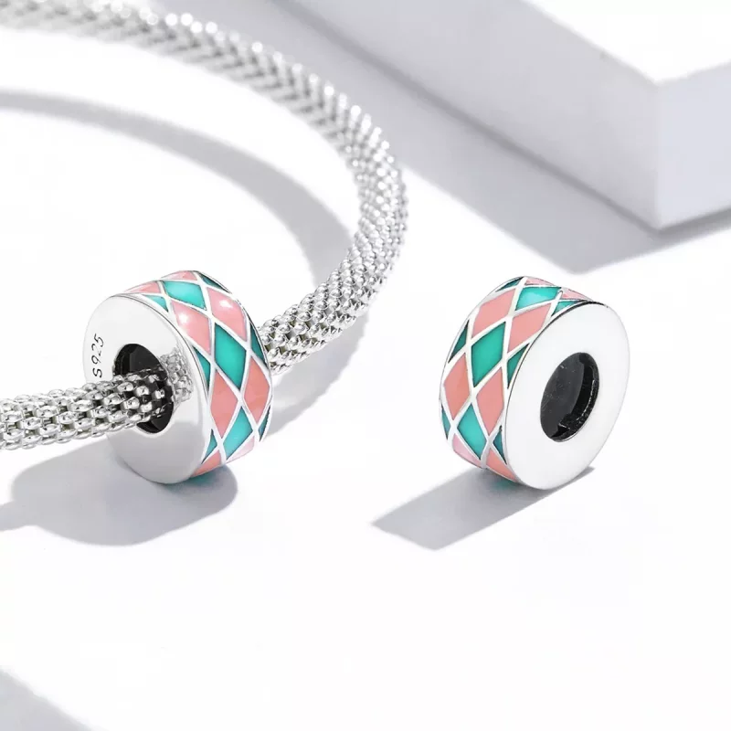 (afbeelding voor) Pandora Style Diamant rooster Bedel - SCC2165 - Bekijken 4