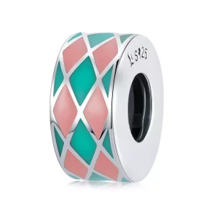 Pandora Style Diamant rooster Bedel - SCC2165 (afbeelding voor) Pandora Style Diamant rooster Bedel - SCC2165
