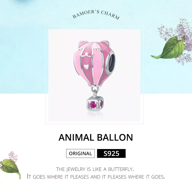 (afbeelding voor) Pandora Style Dieren Ballon Bedel - SCC1378 - Bekijken 6