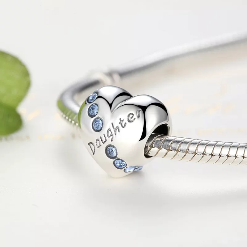 (afbeelding voor) Pandora Style Dochter Hart Bedel - SCC007 - Bekijken 4