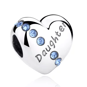 Pandora Style Dochter Hart Bedel - SCC007 (afbeelding voor) Pandora Style Dochter Hart Bedel - SCC007