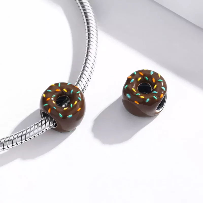 (afbeelding voor) Pandora Style Donut Bedel - SCC1820 - Bekijken 4