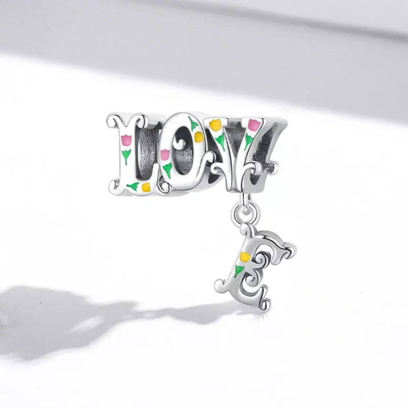 (afbeelding voor) Pandora Style Driedimensionale letters Bedel - BSC518 - Bekijken 2