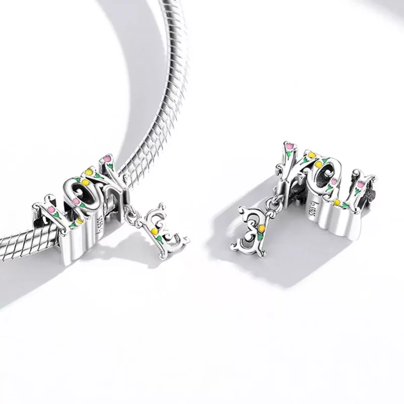 (afbeelding voor) Pandora Style Driedimensionale letters Bedel - BSC518 - Bekijken 4