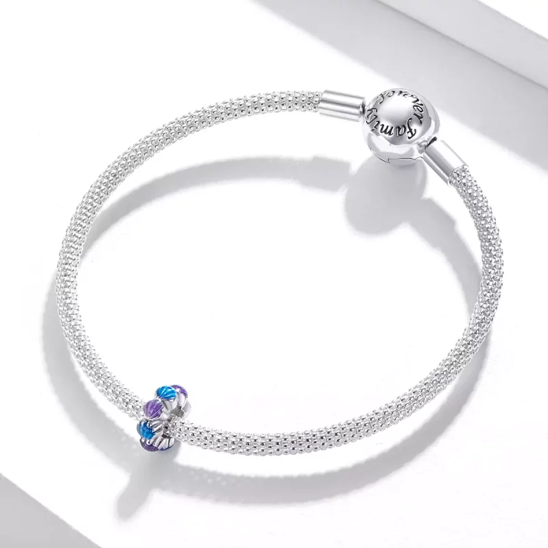 (afbeelding voor) Pandora Style Droom Shell Spacer Bedel - BSC431 - Bekijken 3