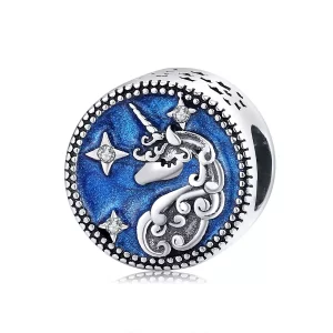 (afbeelding voor) Pandora Style Eenhoorn Bedel - BSC230
