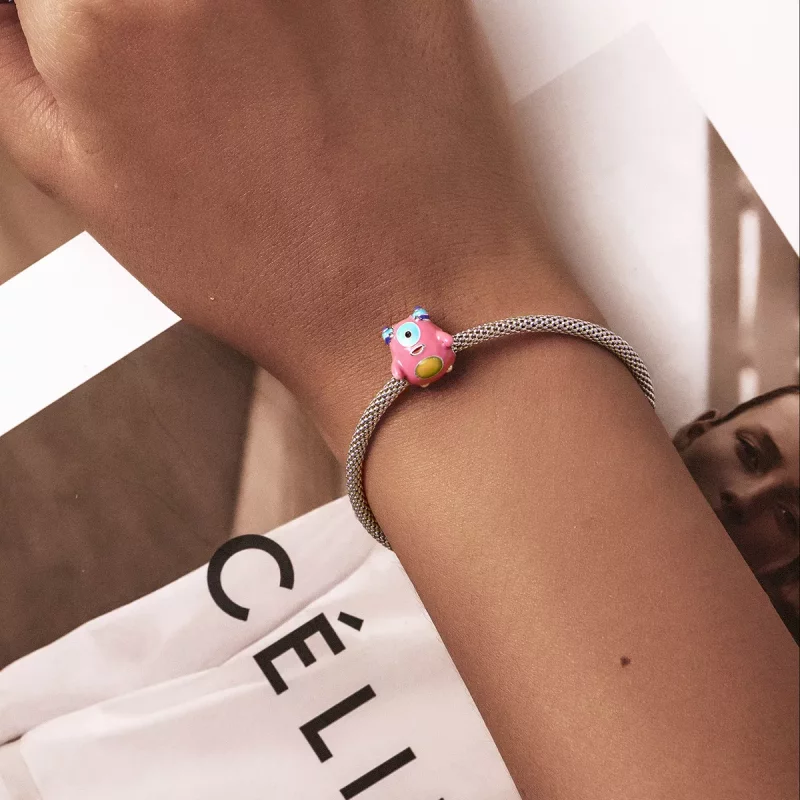 (afbeelding voor) Pandora Style Eenogig monster Bedel - SCC2057 - Bekijken 5