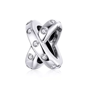 Pandora Style Eenvoudige geometrie Bedel - SCC1515 (afbeelding voor) Pandora Style Eenvoudige geometrie Bedel - SCC1515