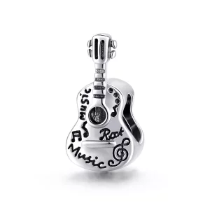 Pandora Style Eenvoudige Gitaar Bedel - SCC1708 (afbeelding voor) Pandora Style Eenvoudige Gitaar Bedel - SCC1708