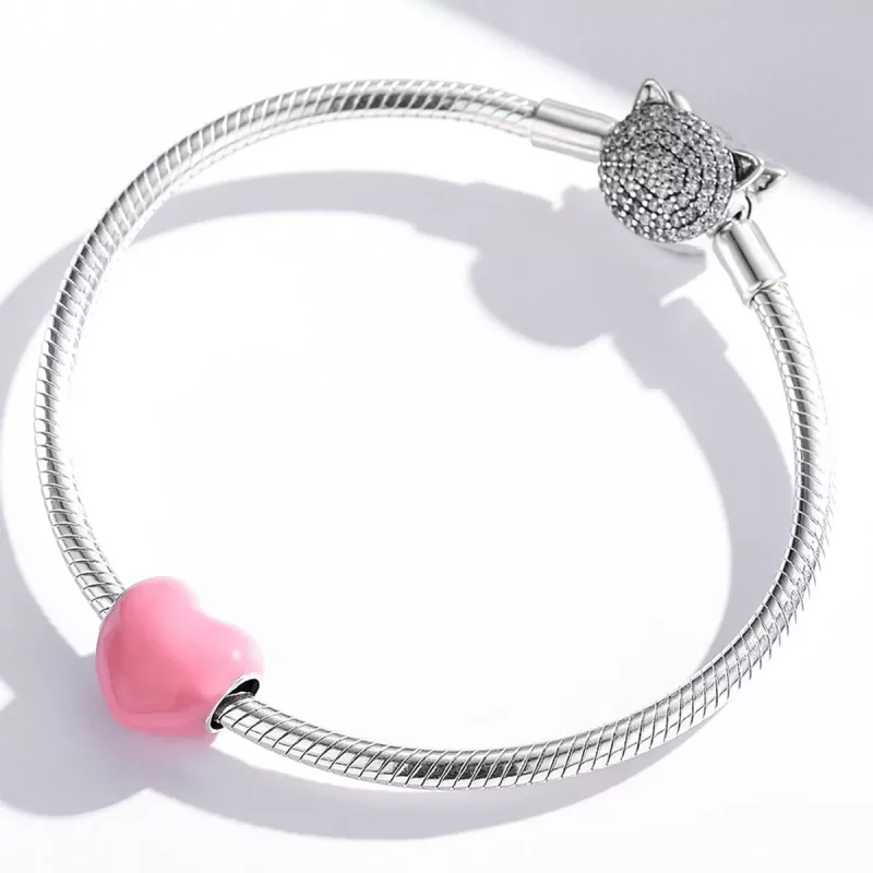 (afbeelding voor) Pandora Style Eenvoudige liefde Bedel - SCC1986-PK - Bekijken 3
