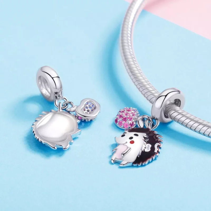 (afbeelding voor) Pandora Style Egel & Fruit Hangende Bedel - SCC1061 - Bekijken 4