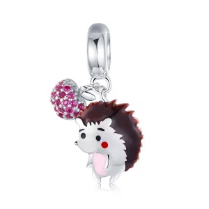 Pandora Style Egel & Fruit Hangende Bedel - SCC1061 (afbeelding voor) Pandora Style Egel & Fruit Hangende Bedel - SCC1061