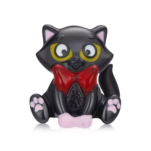 Pandora Style Elegante zwarte kat Bedel - SCC2031 (afbeelding voor) Pandora Style Elegante zwarte kat Bedel - SCC2031