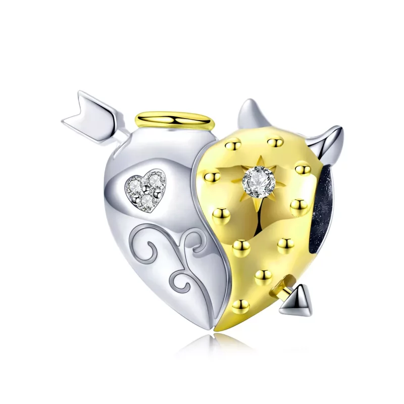 (afbeelding voor) Pandora Style Engel duivel Bedel - BSC107