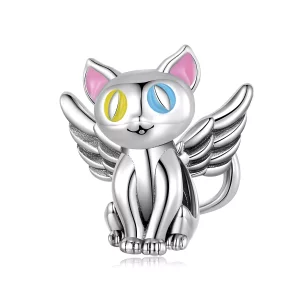 (afbeelding voor) Pandora Style Engel Kat Bedel - SCC2299