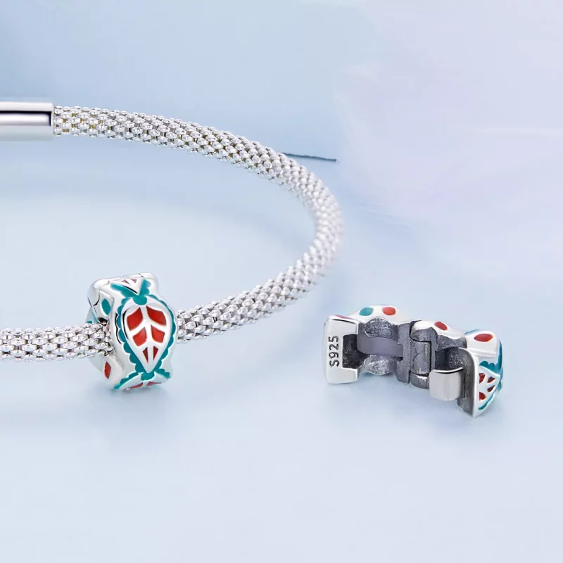 (afbeelding voor) Pandora Style Exotische gesp Bedel - BSC631 - Bekijken 5