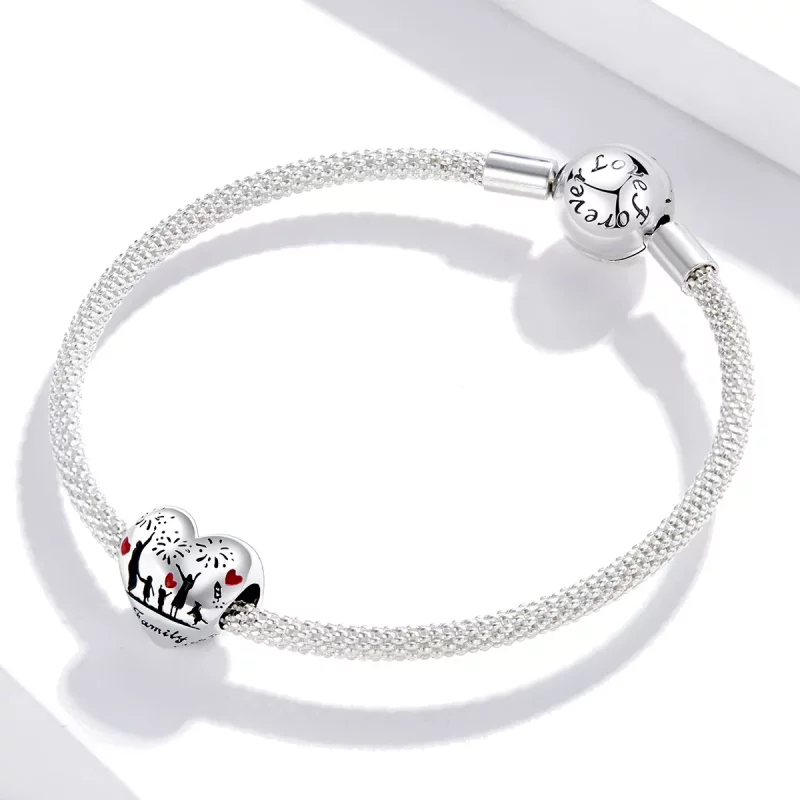 (afbeelding voor) Pandora Style Familie liefde Bedel - SCC1634 - Bekijken 3