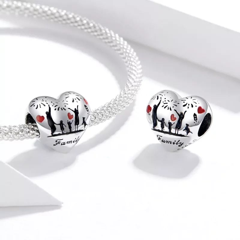(afbeelding voor) Pandora Style Familie liefde Bedel - SCC1634 - Bekijken 4