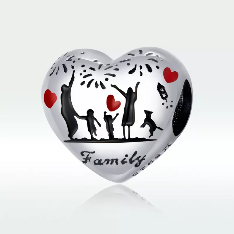 (afbeelding voor) Pandora Style Familie liefde Bedel - SCC1634 - Bekijken 5