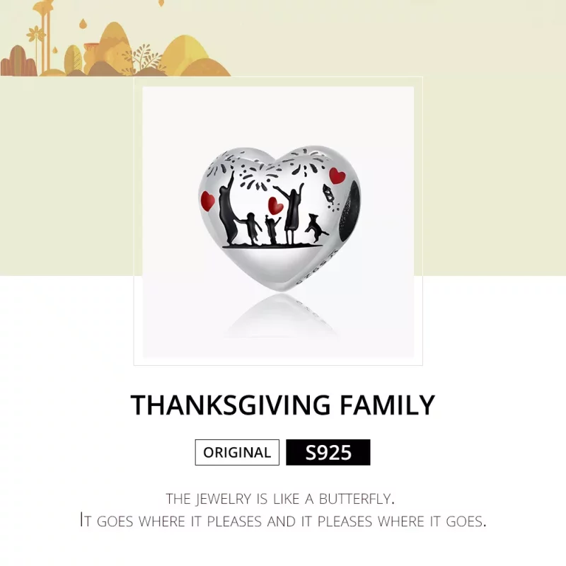 (afbeelding voor) Pandora Style Familie liefde Bedel - SCC1634 - Bekijken 6