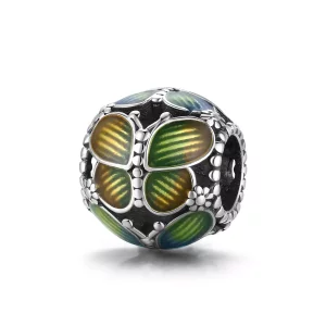 Pandora Style Fantasievlinders Bedel - SCC1705 (afbeelding voor) Pandora Style Fantasievlinders Bedel - SCC1705
