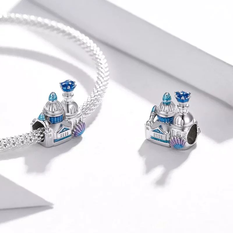 (afbeelding voor) Pandora Style Fantasy Kasteel Bedel - BSC432 - Bekijken 4