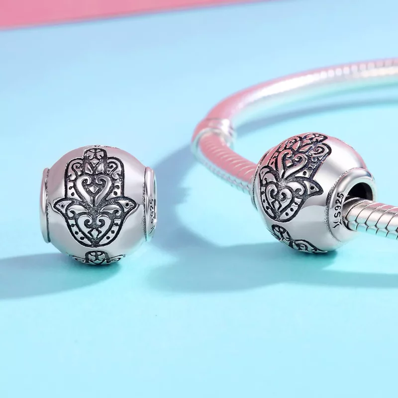 (afbeelding voor) Pandora Style Fatima's hand Bedel - SCC306 - Bekijken 5