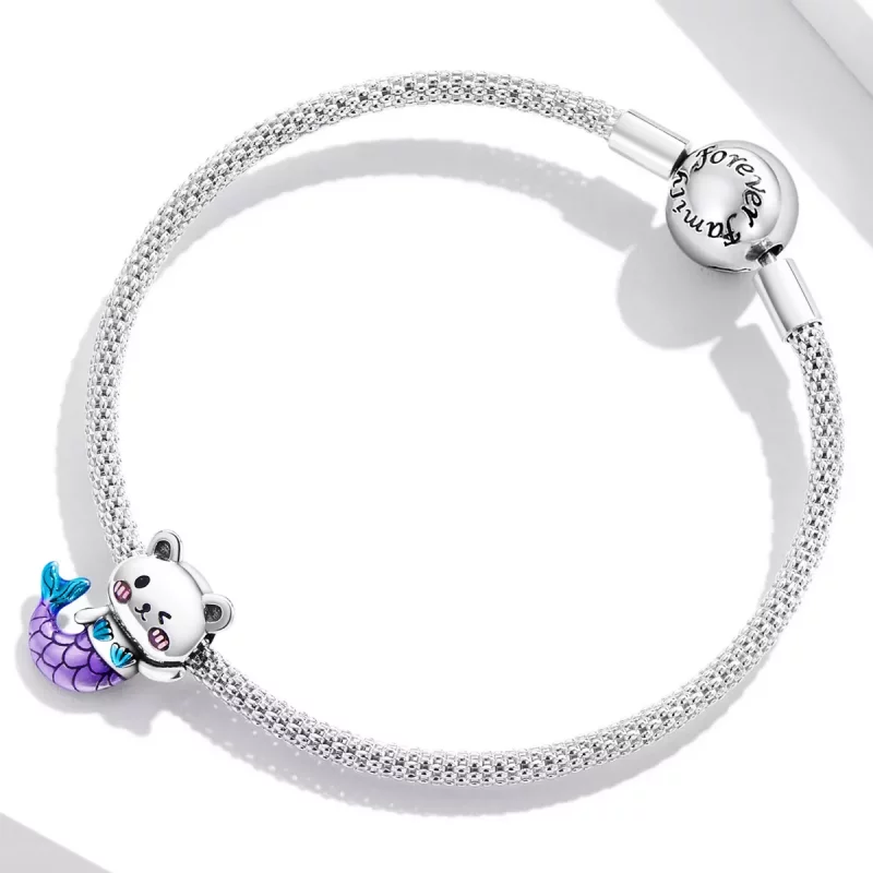 (afbeelding voor) Pandora Style Fishtail Beer Bedel - SCC2132 - Bekijken 3